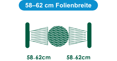 58-62cm Folienbreite